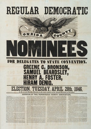 Item #39008 REGULAR DEMOCRATIC ONEIDA COUNTY NOMINEES FOR DELEGATES TO STATE CONVENTION. GREENE...