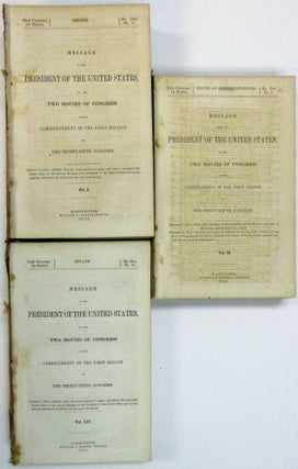 Item #39037 MESSAGE OF THE PRESIDENT OF THE UNITED STATES, TO THE TWO HOUSES OF CONGRESS AT THE...