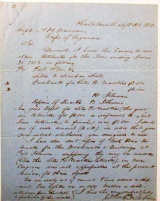 Item #39135 AUTOGRAPH LETTER SIGNED, TO CAPTAIN A.H. BOWMAN OF THE CORPS OF ENGINEERS, 25...