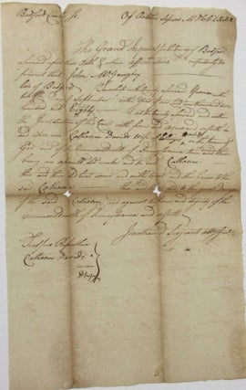 Item #39177 THE GRAND INQUEST FOR THE COUNTY OF BEDFORD AFORESAID UPON THIS OATH OF SOLEMN...