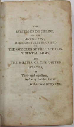 Item #39222 A SYSTEM FOR THE DISCIPLINE OF THE ARTILLERY OF THE UNITED STATES OF AMERICA, OR, THE...