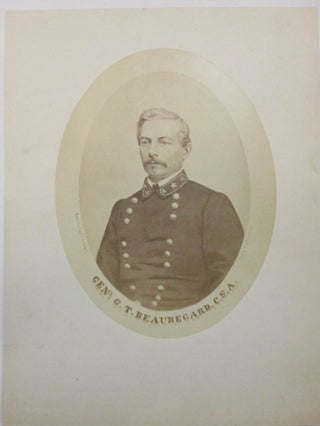 Item #39367 GENL. G.T. BEAUREGARD. C.S.A., IN UNIFORM WITH TWO ROWS OF BUTTONS. Sterling C. McIntyre