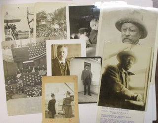 Item #39372 ARCHIVE OF NINE PRESS PHOTOGRAPHS OF THEODORE ROOSEVELT, DURING HIS PRESIDENCY AND...