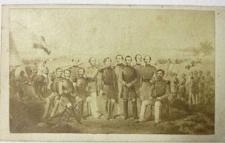 Item #39383 DAVIS AND HIS OFFICERS AT BULL RUN, 1861. Jefferson Davis