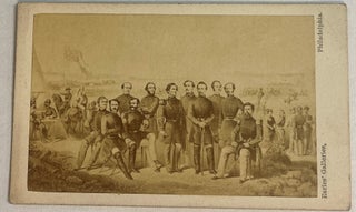 Item #39387 DAVIS AND HIS OFFICERS AT BULL RUN. Jefferson Davis