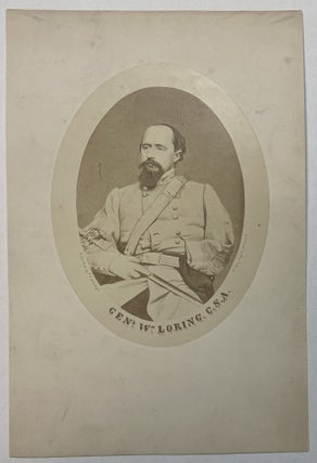 GENL. WM. LORING, C.S.A., HOLDING HIS SWORD. Sterling C. McIntyre.