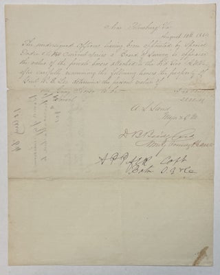 Item #39633 THE UNDERSIGNED OFFICERS HAVING BEEN APPOINTED BY SPECIAL ORDER NO. 148 CURRENT...