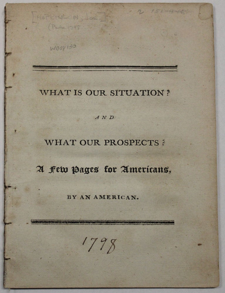WHAT IS OUR SITUATION? AND WHAT OUR PROSPECTS? A FEW PAGES FOR ...