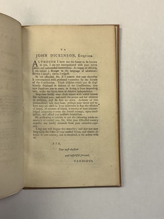 PLAIN TRUTH: ADDRESSED TO THE INHABITANTS OF AMERICA. CONTAINING REMARKS ON A LATE PAMPHLET, INTITLED COMMON SENSE: WHEREIN ARE SHEWN, THAT THE SCHEME OF INDEPENDENCE IS RUINOUS, DELUSIVE, AND IMPRACTICABLE... WRITTEN BY CANDIDUS. SECOND EDITION.