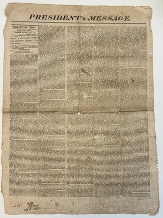 Item #40461 PRESIDENT'S MESSAGE. REPUBLICAN STAR, EASTON, (MD.)| THURSDAY EVENING, DEC. 10. WE...