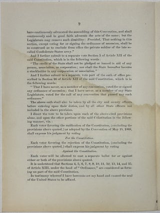 GENERAL ORDERS, NO. 67. HEADQUARTERS OF THE ARMY, ADJUTANT GENERAL'S OFFICE, WASHINGTON, SEPTEMBER 10, 1869. THE FOLLOWING PROCLAMATION IS PUBLISHED FOR INFORMATION AND GOVERNMENT OF ALL CONCERNED: BY THE PRESIDENT OF THE UNITED STATES OF AMERICA.