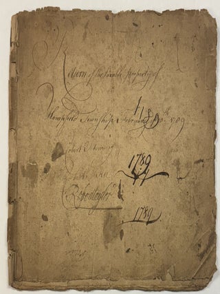 Item #40544 "RETURN OF THE TAXABLE PROPERTY OF HEMPFIELD TOWNSHIP, FEBRUARY 10TH 1789, ROBERT...