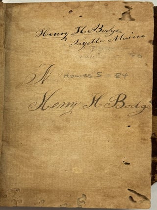 A HISTORY OF THE INDIAN WARS WITH THE FIRST SETTLERS OF THE UNITED STATES, PARTICULARLY IN NEW ENGLAND. WRITTEN IN VERMONT.
