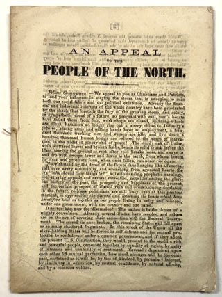Item #40644 AN APPEAL TO THE PEOPLE OF THE NORTH. A. Voice from Kentucky