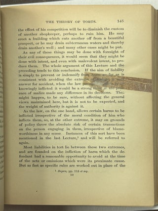 THE COMMON LAW. BY O.W. HOLMES, JR.