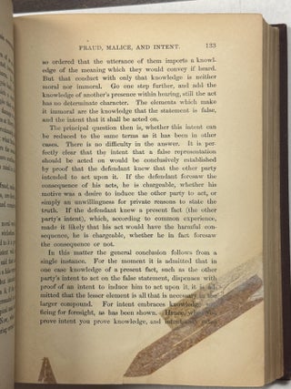 THE COMMON LAW. BY O.W. HOLMES, JR.