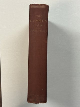 THE COMMON LAW. BY O.W. HOLMES, JR.