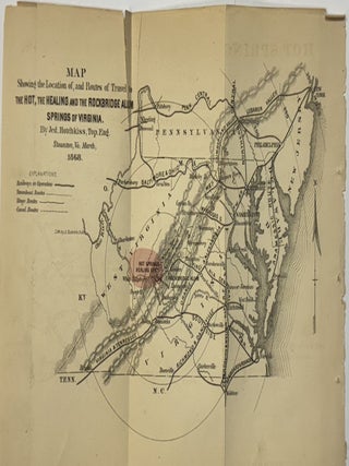HOT SPRINGS, BATH COUNTY, VIRGINIA; WITH SOME ACCOUNT OF THEIR MEDICINAL PROPERTIES, AND AN ANALYSIS OF THE WATERS, WITH CASES OF CURE OF GOUT, RHEUMATISM, DISEASES OF THE LIVER, PARALYSIS NEURALGIA, CHRONIC, DIARRHEA, ENLARGED GLANDS, OLD INJURIES, DEAFNESS, ETC., ETC., ETC.