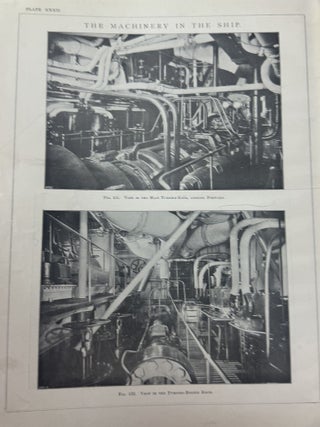 THE CUNARD TURBINE-DRIVEN QUADRUPLE-SCREW ATLANTIC LINER "MAURETANIA" ENGINED BY THE WALLSEND SLIPWAY AND ENGINEERING COMPANY, LIMITED, WALLSEND-ON-TYNE. REPRINTED FROM "ENGINEERING."