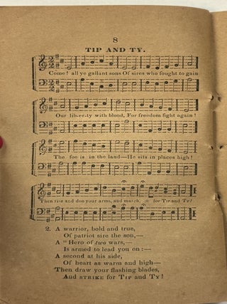 THE NEW HAVEN WHIG SONG BOOK: PREPARED FOR THE NEW HAVEN COUNTY MASS CONVENTION; THURSDAY, OCT. 8TH, 1840.