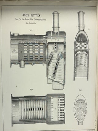 AMERICAN AND EUROPEAN RAILWAY PRACTICE IN THE ECONOMICAL GENERATION OF STEAM, INCLUDING THE MATERIALS AND CONSTRUCTION OF COAL-BURNING BOILERS, COMBUSTION, THE VARIABLE BLAST; VAPORIZATION, CIRCULATION, SUPERHEATING, SUPPLYING AND HEATING FEED WATER, ETC., AND THE ADAPTATION OF WOOD AND COKE-BURNING ENGINES TO COAL-BURNING; AND IN PERMANENT WAY INCLUDING ROAD-BED, SLOEEPERS, RAILS, JOINT FASTENINGS, STREET RAILWAYS, ETC., ETC. WITH SEVENTY-SEVEN PLATES, ENGRAVED BY J. BIEN.