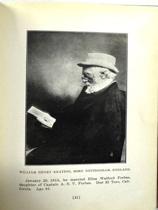 KEATING AND FORBES FAMILIES AND REMINISCENSES OF C. A. KEATING A. D. 1758-1920.
