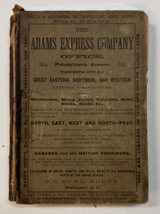 Item #41010 THE WASHINGTON AND GEORGETOWN DIRECTORY. CONTAINING A BUSINESS DIRECTORY,...