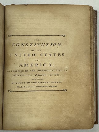 Item #41015 ACTS PASSED AT THE FIRST SESSION OF THE FIFTH CONGRESS OF THE UNITED STATES OF...
