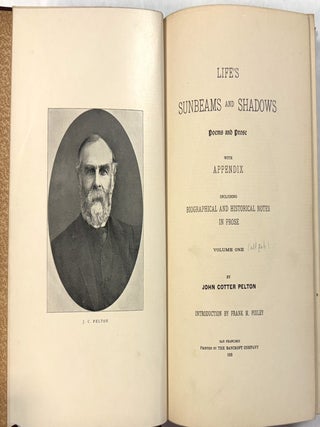 Item #41039 LIFE'S SUNBEAMS AND SHADOWS POEMS AND PROSE WITH APPENDIX INCLUDING BIOGRAPHICAL AND...