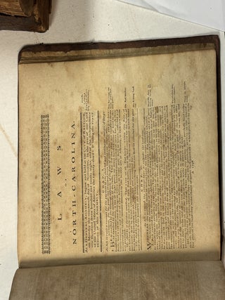 THE LAWS OF THE STATE OF NORTH - CAROLINA. PUBLISHED, ACCORDING TO ACT OF ASSEMBLY, BY JAMES IREDELL, NOW ONE OF THE ASSOCIATE JUSTICES OF THE SUPREME COURT OF THE UNITED STATES.