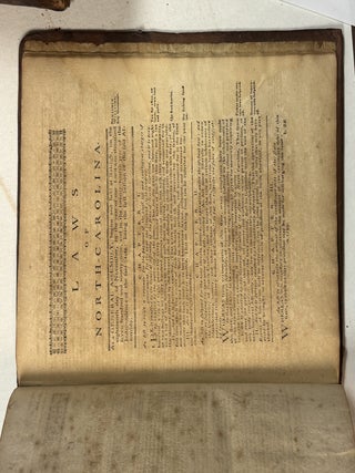 THE LAWS OF THE STATE OF NORTH - CAROLINA. PUBLISHED, ACCORDING TO ACT OF ASSEMBLY, BY JAMES IREDELL, NOW ONE OF THE ASSOCIATE JUSTICES OF THE SUPREME COURT OF THE UNITED STATES.