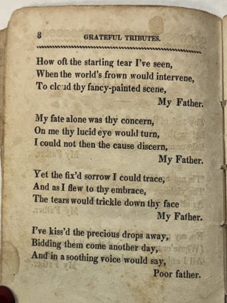 GRATEFUL TRIBUTES; OR RECOLLECTIONS OF INFANCY. BY M. BELSON