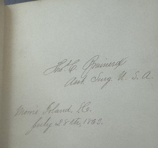 AUTOGRAPH ALBUM COMPILED BY EDWARD CAMPBELL, BREVET BRIGADIER GENERAL OF THE 85TH PENNSYLVANIA VOLUNTEERS, WHILE STATIONED AT FOLLY ISLAND, SOUTH CAROLINA, JULY 1863 THROUGH AUGUST 1873.