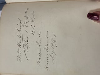 AUTOGRAPH ALBUM COMPILED BY EDWARD CAMPBELL, BREVET BRIGADIER GENERAL OF THE 85TH PENNSYLVANIA VOLUNTEERS, WHILE STATIONED AT FOLLY ISLAND, SOUTH CAROLINA, JULY 1863 THROUGH AUGUST 1873.