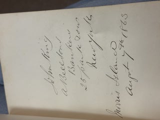 AUTOGRAPH ALBUM COMPILED BY EDWARD CAMPBELL, BREVET BRIGADIER GENERAL OF THE 85TH PENNSYLVANIA VOLUNTEERS, WHILE STATIONED AT FOLLY ISLAND, SOUTH CAROLINA, JULY 1863 THROUGH AUGUST 1873.