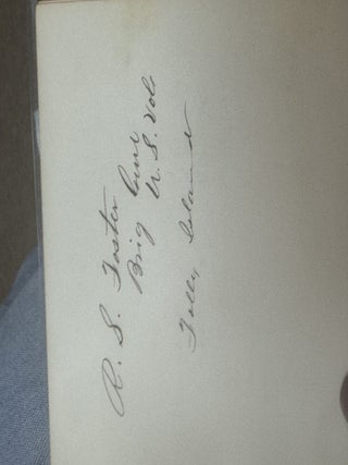 AUTOGRAPH ALBUM COMPILED BY EDWARD CAMPBELL, BREVET BRIGADIER GENERAL OF THE 85TH PENNSYLVANIA VOLUNTEERS, WHILE STATIONED AT FOLLY ISLAND, SOUTH CAROLINA, JULY 1863 THROUGH AUGUST 1873.