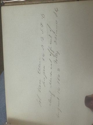 AUTOGRAPH ALBUM COMPILED BY EDWARD CAMPBELL, BREVET BRIGADIER GENERAL OF THE 85TH PENNSYLVANIA VOLUNTEERS, WHILE STATIONED AT FOLLY ISLAND, SOUTH CAROLINA, JULY 1863 THROUGH AUGUST 1873.