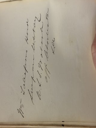 AUTOGRAPH ALBUM COMPILED BY EDWARD CAMPBELL, BREVET BRIGADIER GENERAL OF THE 85TH PENNSYLVANIA VOLUNTEERS, WHILE STATIONED AT FOLLY ISLAND, SOUTH CAROLINA, JULY 1863 THROUGH AUGUST 1873.