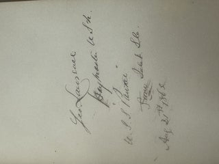 AUTOGRAPH ALBUM COMPILED BY EDWARD CAMPBELL, BREVET BRIGADIER GENERAL OF THE 85TH PENNSYLVANIA VOLUNTEERS, WHILE STATIONED AT FOLLY ISLAND, SOUTH CAROLINA, JULY 1863 THROUGH AUGUST 1873.