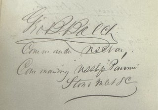 AUTOGRAPH ALBUM COMPILED BY EDWARD CAMPBELL, BREVET BRIGADIER GENERAL OF THE 85TH PENNSYLVANIA VOLUNTEERS, WHILE STATIONED AT FOLLY ISLAND, SOUTH CAROLINA, JULY 1863 THROUGH AUGUST 1873.