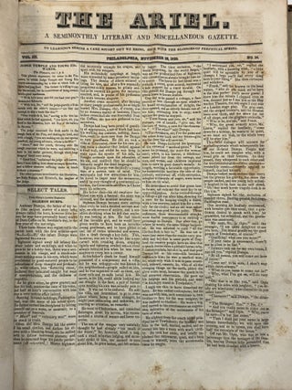 THE ARIEL. A LITERARY GAZETTE.