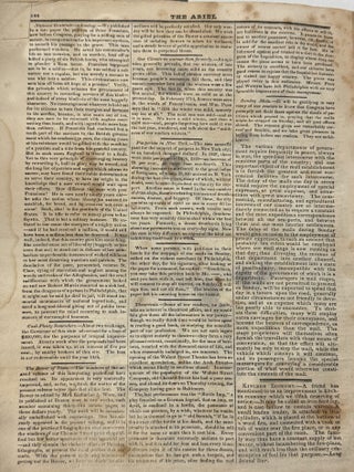 THE ARIEL. A LITERARY GAZETTE.