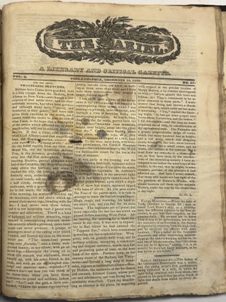 THE ARIEL. A LITERARY GAZETTE.