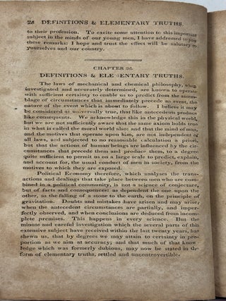 LECTURES ON THE ELEMENTS OF POLITICAL ECONOMY.
