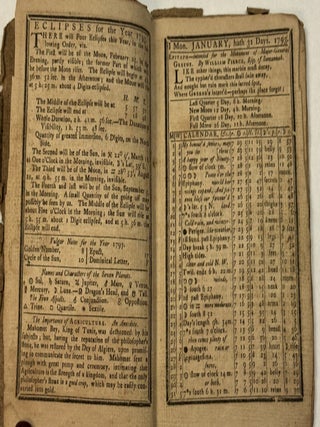 THE NEW-ENGLAND ALMANACK, LADY'S AND GENTLEMAN'S DIARY, FOR THE YEAR OF OUR LORD CHRIST 1793. . .