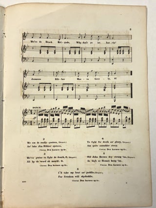 THE BLACK BRIGADE PLANTATION SONG & DANCE SUNG WITH GREAT SUCCESS AT BRYANT'S MINSTRELS. WORDS & MUSIC COMPOSED BY DAN. D. EMMETT.