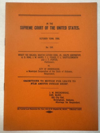 THE TRIALS OF FRED SHUTTLESWORTH, 1958 - 1968, AGAINST THE CITY OF BIRMINGHAM, ALABAMA.