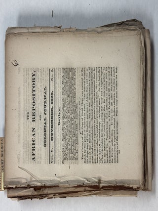 THE AFRICAN REPOSITORY, AND COLONIAL JOURNAL. FOURTEEN NUMBERS 1828-1834.