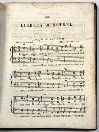 THE LIBERTY MINSTREL. BY GEO. W. CLARK.