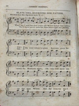 THE LIBERTY MINSTREL. BY GEO. W. CLARK.